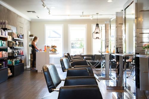 Inside the Hot Shears salon